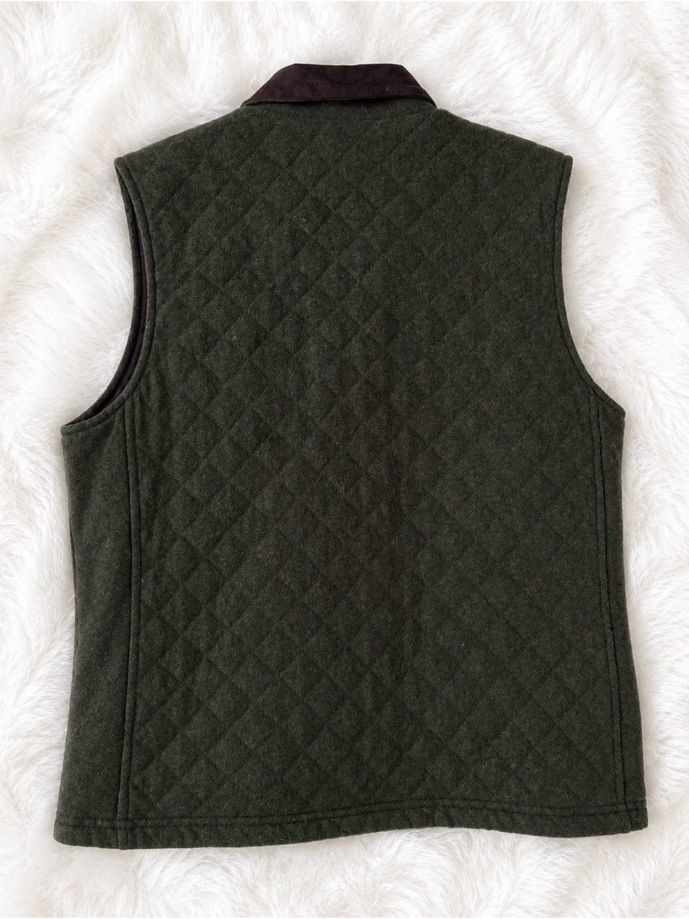 Lauren Ralph Lauren Quilted Zip Vest Women's Medium Reversible - Picture 2 of 4